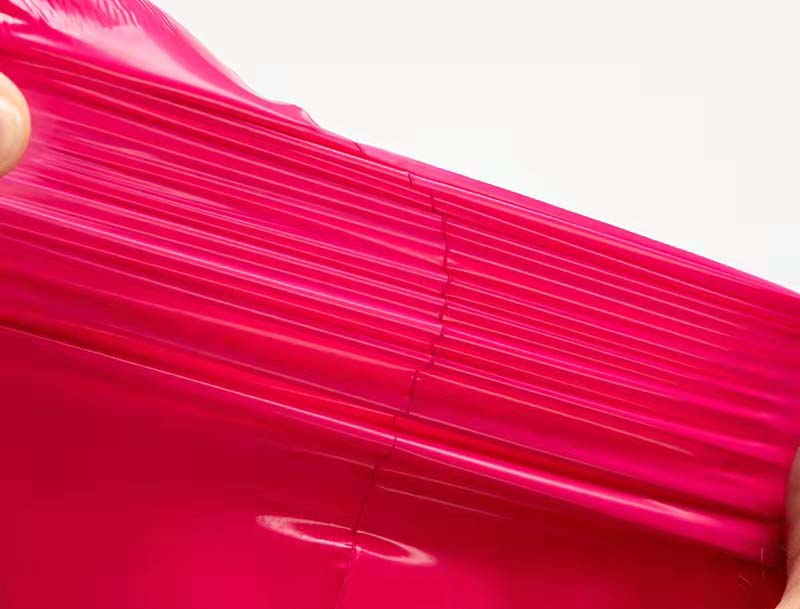 米林玫红色快递袋-05